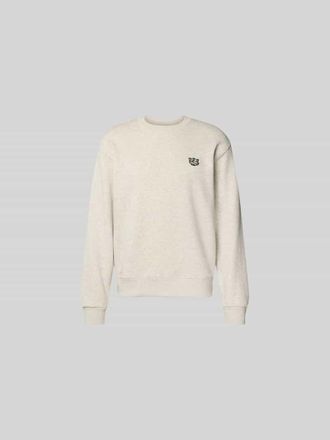 Kenzo Sweatshirt aus reiner Baumwolle in Hellgrau Melange, Gr&ouml;&szlig;e L