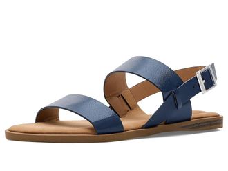 Journee Collection Lavine Womens Sandals Navy : 6.5 M, Faux Leather