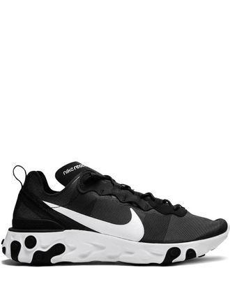 Nike React Element 55 Black/White sneakers - unisex - Suede - 8.5