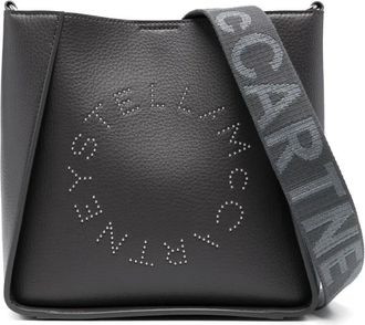 Stella McCartney Borsa mini con logo - Grigio
