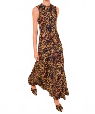 Ulla Johnson Clea Sleeveless Bias Long Dress In Savannah