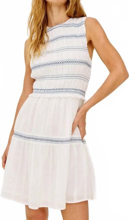 Rails Elia Sleeveless Mini Dress In White
