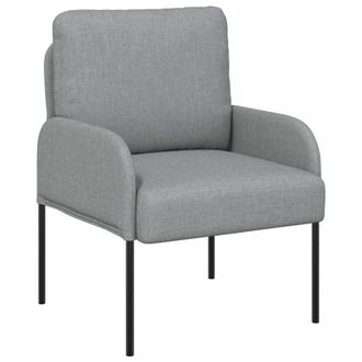 vidaXL Sof&aacute;s Con Coj&iacute;n 55cm Gris Claro Madera Contrachapada Vidaxl