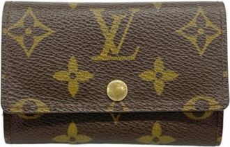 Louis Vuitton Vintage, unisex, Bruin, ONE Size, Pre-owned Fabric Key Holder