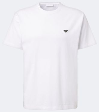 Prada Camiseta de jersey de algod&oacute;n