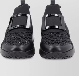 Roger Vivier embroidered slip-on sneakers