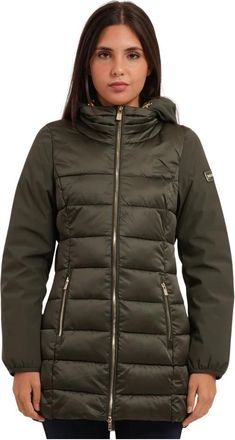 Yes-Zee O045M500 Quilted Jacket - Dames - Jassen - Groen - Maat: S Nylon