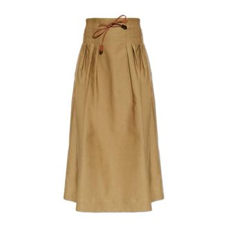 Max Mara Midi Skirts, female, Green, Size: XS Tempio Skirt