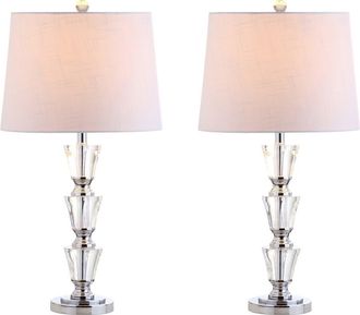 Jonathan Y Designs Layla 27 Crystal LED Table Lamp, Clear at Nordstrom