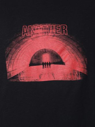 Neil Barrett Cotton Round Neck T-Shirt - Black