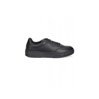 HUGO BOSS Schoenen, Heren, Zwart, 43 EU, Leer, Tenn Anatomische Sneakers
