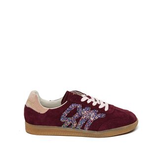 Steve Madden Womens Leather Elora Bum Sneakers - Wine - Size UK 4