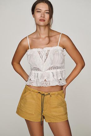 Pilcro Drawstring Shorts