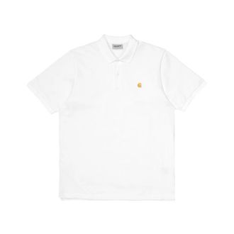 Carhartt Work in Progress Piqu&eacute; Polo Shirt - Heren - Polos - Wit - XS - Katoen - Tops