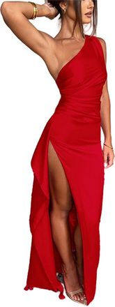 Generic Wedding Guest Dresses for Women,semi Formal Dresses for womencocktail Dresses for Women Wedding Guest (Red,S)