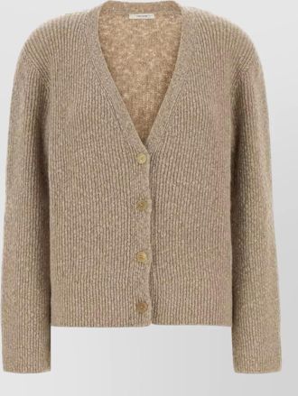 The Row cashmere naroch cardigan long sleeves v neckline