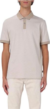 HUGO BOSS Hombre, Camisetas, Beige, Talla: M