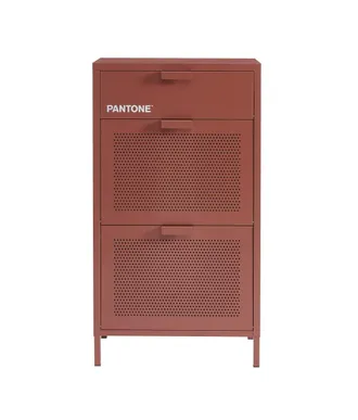 Pantone Mueble zapatero terracota metal 55cm