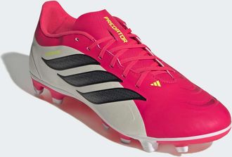 adidas Fussballschuh ADIDAS PERFORMANCE PREDATOR CLUB FIRM GROUND/MULTI GROUND, Gr. 42,5, lucid rot, core schwarz, ftwr wei&szlig;, Synthetik, Schuhe Fussballschuh