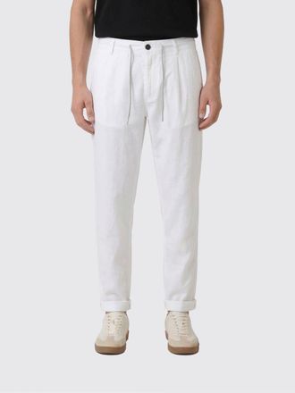 Eleventy Pantaloni Eleventy in cotone e lino con coulisse