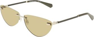 Calvin Klein CA-38331 Metal Frame Sunglasses - Green