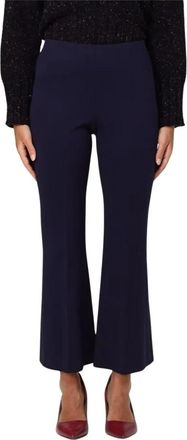 Liviana Conti Wijde broek - Dames - Wijde Broeken - Blauw - L - Broeken