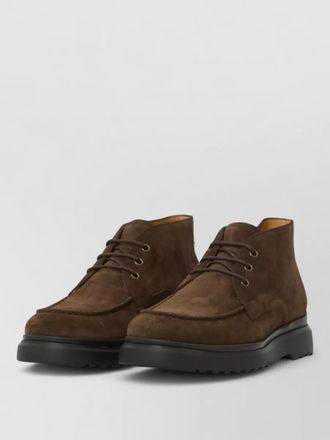 Tod's leather lace-up derby shoes