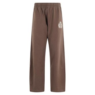 Sporty & Rich Dames, Broeken, Bruin, Maat: XS Katoen