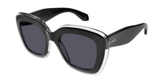 Alaia AA0072S 001 Womens Sunglasses Black Size 53