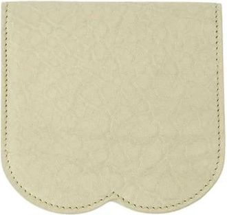 Burberry Kaarthouder Schaak - unisex - Portefeuilles - Beige - ONE Size - Leer - Accessoires