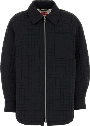 Kenzo Black Nylon Oversize Jacket