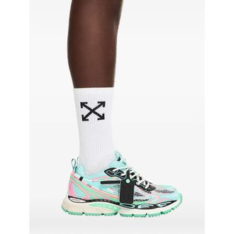 Off-white Be Right Back Fishnet Arrow Sneakers
