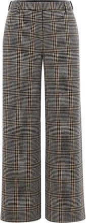 Fabiana Filippi Pantaloni a gamba larga in jersey a quadri - - Trousers - Donna - Multicolore - S