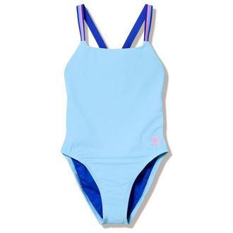 Speedo Female Solid Comfort V-Back Badeanzug f&uuml;r Damen | blau