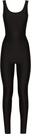 Dolce & Gabbana stretch-jersey jumpsuit - women - Polyester/Spandex/Elastane - 44 - Black