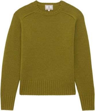 Ines De La Fressange Arthur trui - Dames - Ronde hals truien - Groen - L - Wol - Truien & Vesten