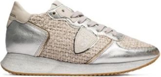 Philippe Model Textured Trpx Sneakers - Dames - Sneakers - Grijs - 38 EU - Katoen - Schoenen
