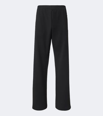 Gucci Pantalones anchos de jersey en mezcla de algod&oacute;n