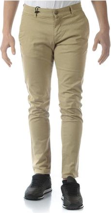 Daniele Alessandrini Jeans - Heren - Chinos - Beige - W30 - Katoen - Broeken