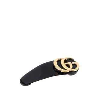 Gucci Pinza para el cabello con Double G - Accessories - Mujer - Negro - ONE SIZE