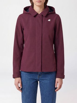 K-Way Giacca impermeabile Bleizou in nylon con cappuccio e logo a contrasto