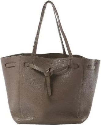 Celine Pre-owned Tote Bags, female, Brown, Size: ONE SIZE Pre-owned Phantom Small Tote Bag