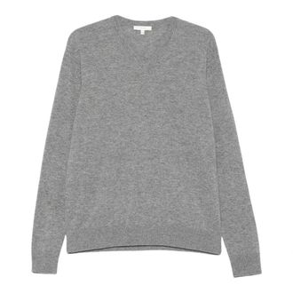The Row Nian V-Neck Sweater - Knitwear - Mujer - Gris - L