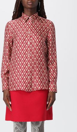 Valentino Camicia Valentino in seta con stampa monogram