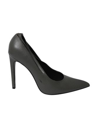Alexander Wang Alexander Wang Court Stiletto Hakken in Grijs Leder