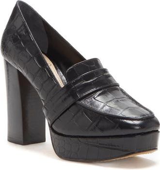 Vince Camuto Mebrana Platform Pump in Black at Nordstrom, Size 8