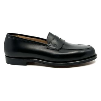 Crockett & Jones Schoenen, Heren, Zwart, 41 EU, Leer, Grantham Moccasin