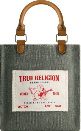 True Religion Mini Denim Tote Bag in Sage at Nordstrom Rack