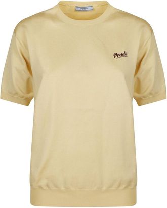 Prada T-Shirts - Dames - T-shirts - Beige - M - Tops