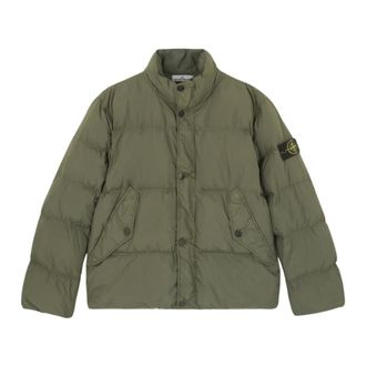 Stone Island Heren, Jassen, Groen, Maat: XL Nylon